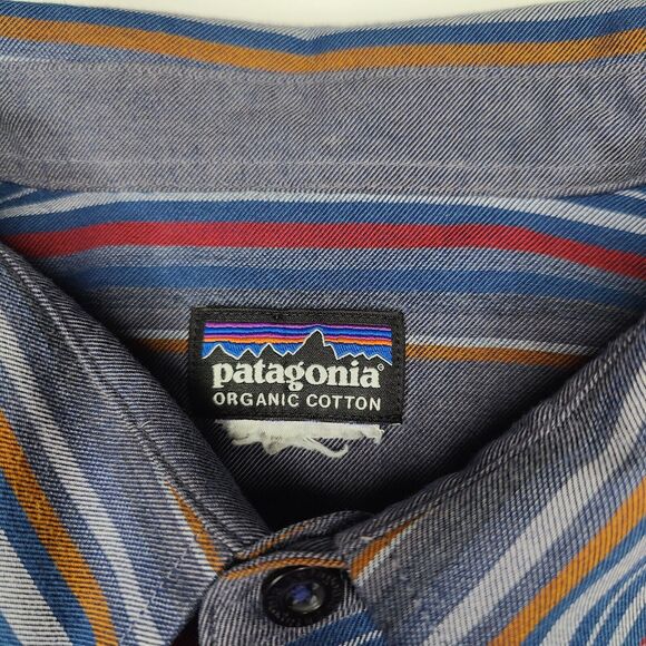 Patagonia Lightweight Fjord Flannel Southwest Long Sleeve Button Up Size Large - Picture 4 of 6